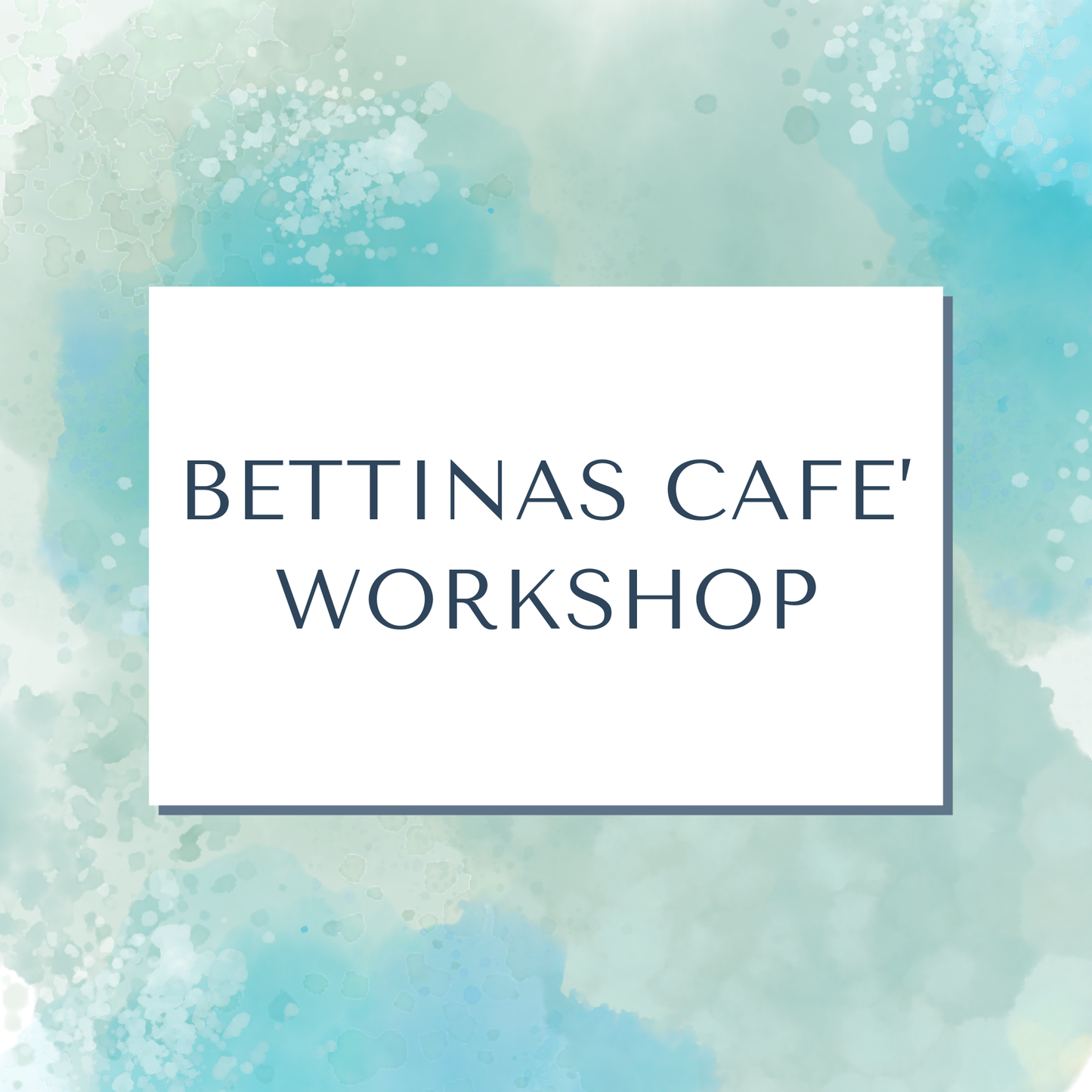 Workshop | Bettina's Cafe' | Midrand