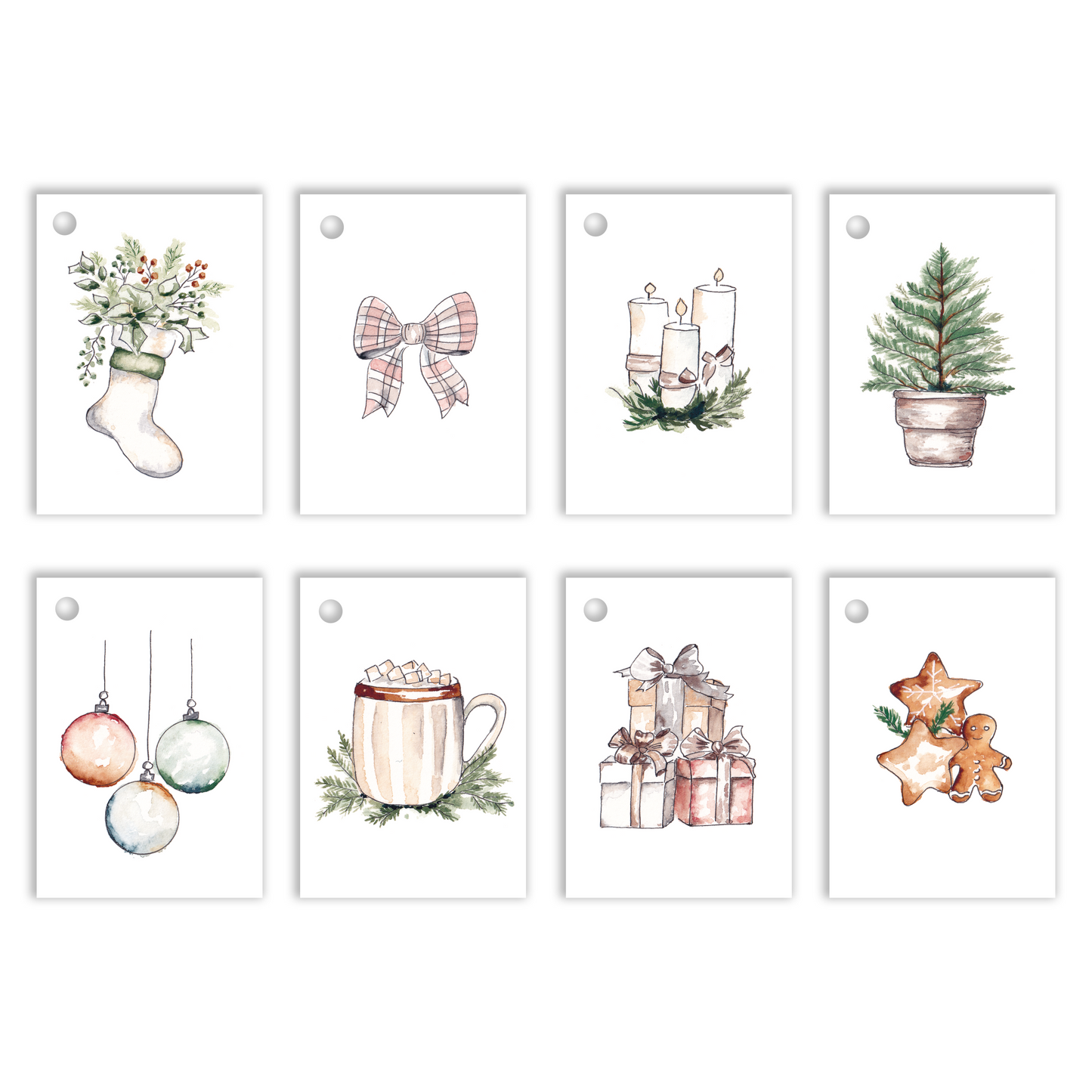 Cozy Christmas Collection Gift tags