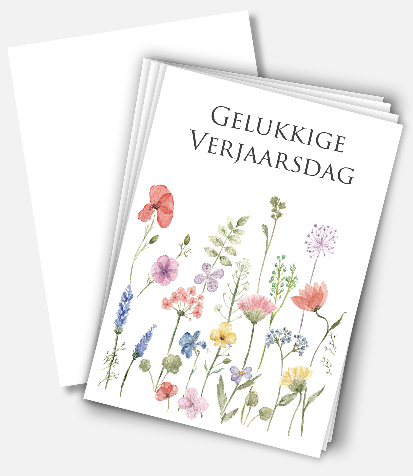 Wildflower Verjaarsdag Notecard Pack