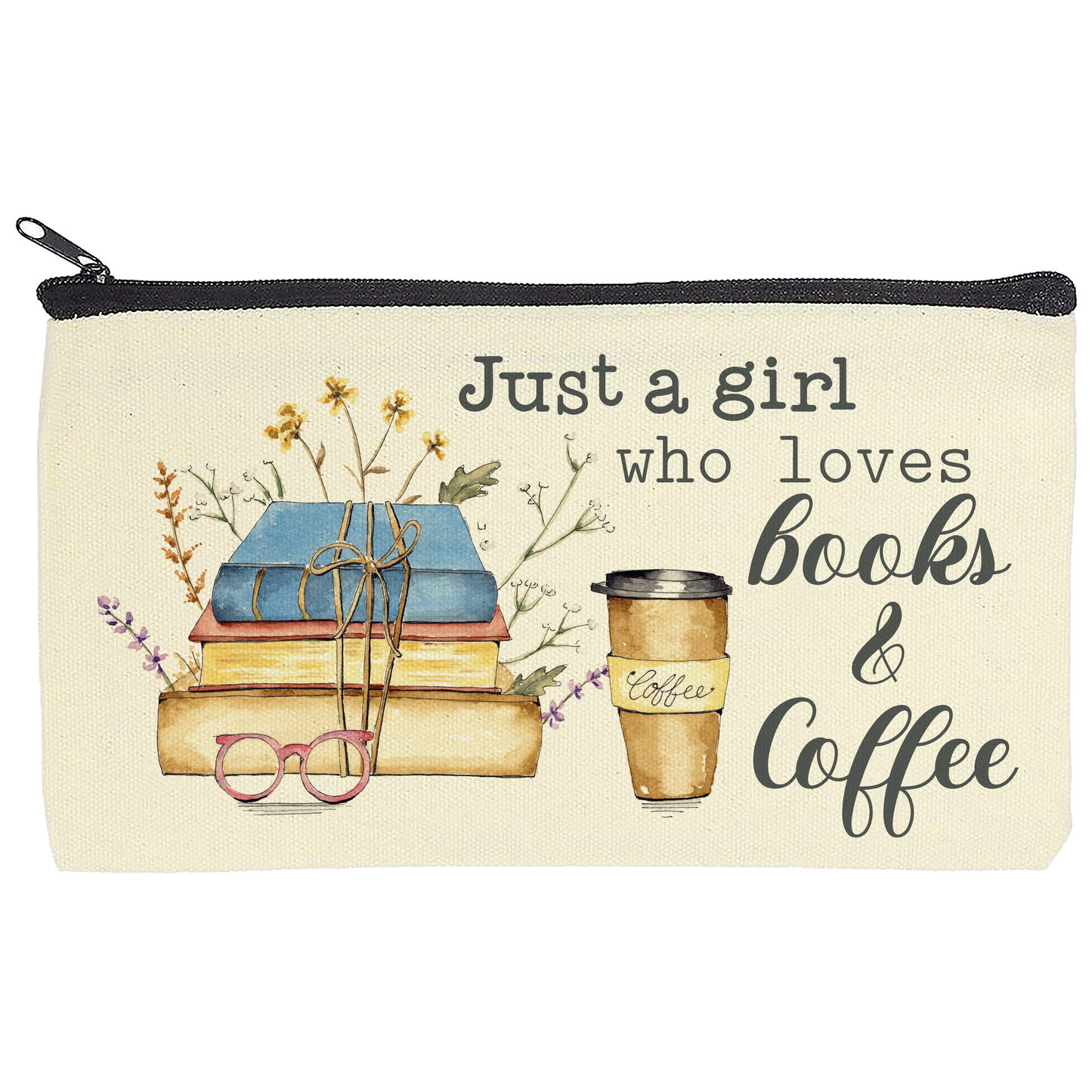 Just a Girl (Coffee) Pencil Bag