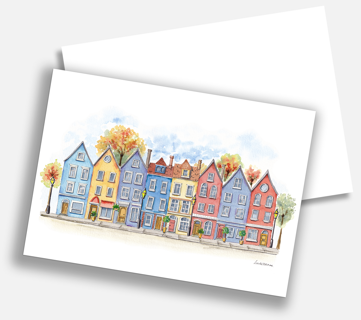 Row Houses Notecard