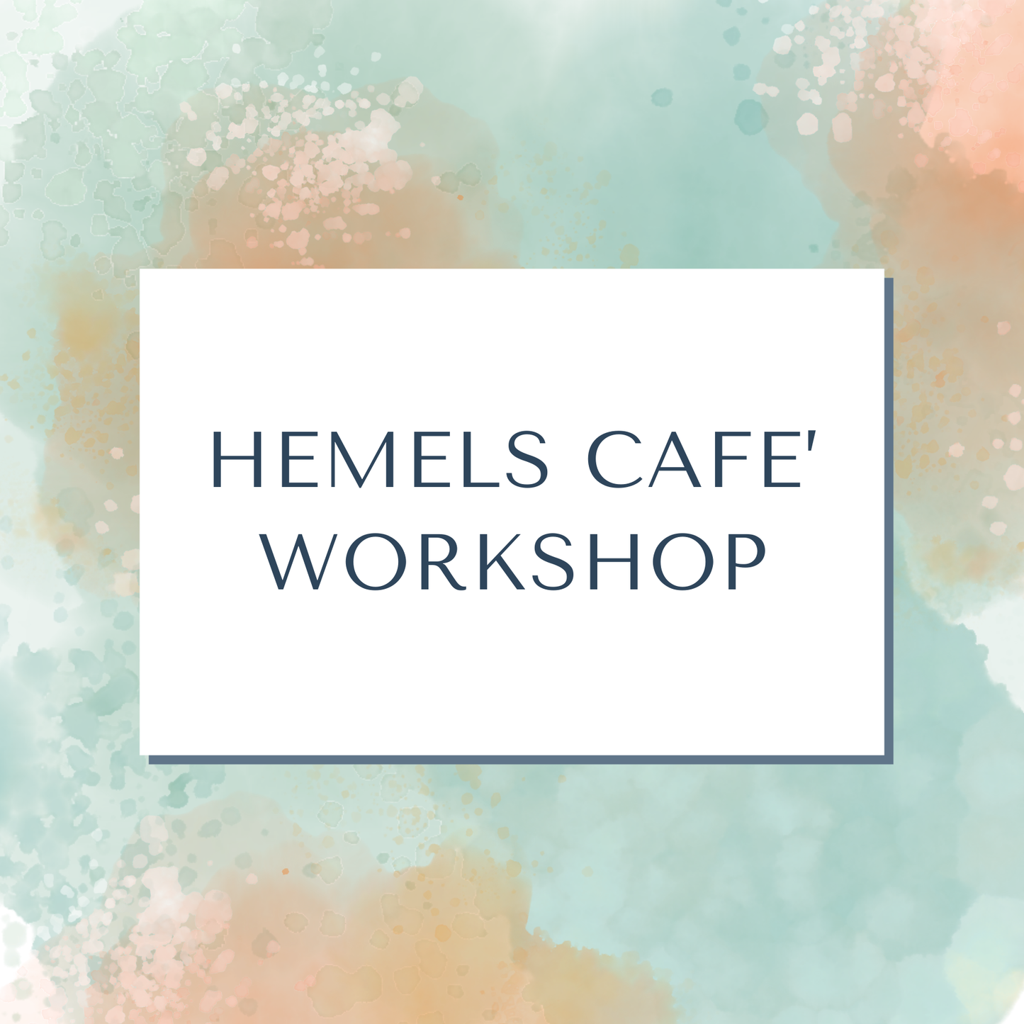 Workshop | Hemels Cafe' | Pretoria