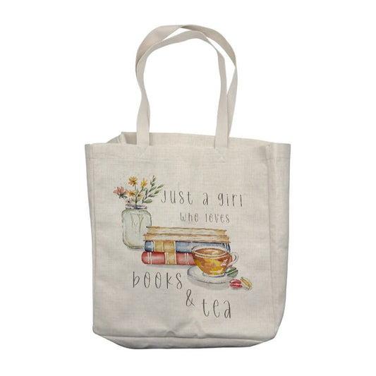 Just a Girl (Tea) Tote Bag