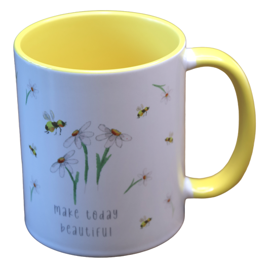 Yellow Bee Mug