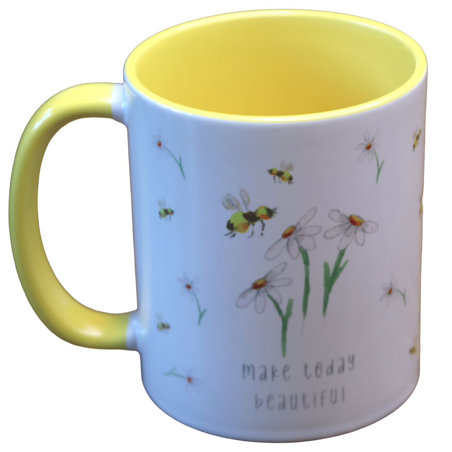 Yellow Bee Mug