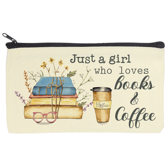 Just a Girl (Coffee) Pencil Bag